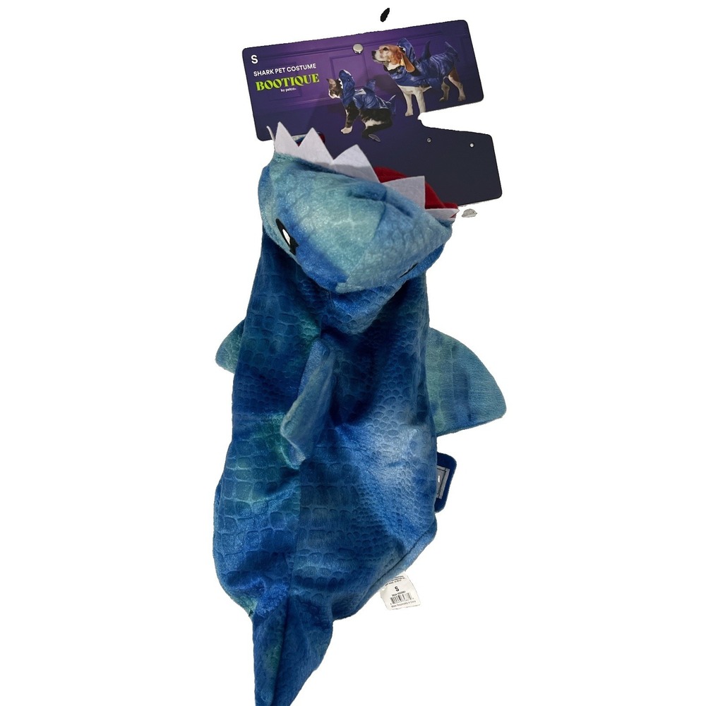 PETCO BOOTIQUE Halloween "SHARK" OCEAN FISH COSTUME Puppy/Dog SMALL NWT